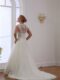 VW8700 Princess Lace A-line wedding gown Back