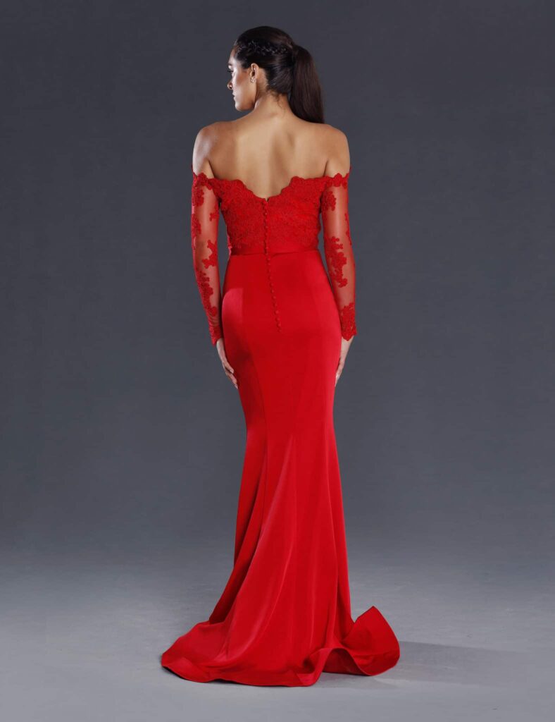 JX052 Ball Gown Back