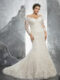 3231 - Classic Long Sleeve Wedding Gown