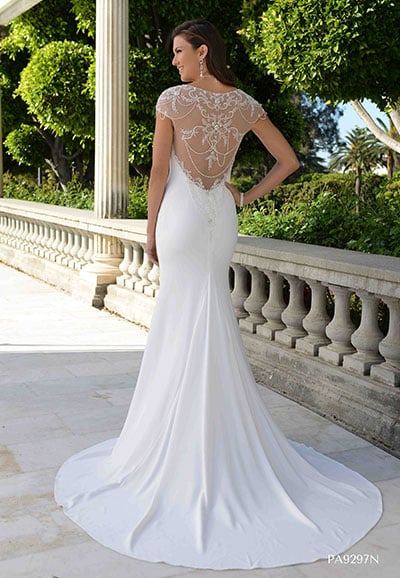 PA9297NB Beautiful fit and flair gown