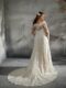 back of 3243 plus size wedding gown