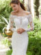 Priscilla-5709-wedding gown-Lace sleeve-detail