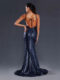 JX008-Navy-Ball Gown-Back