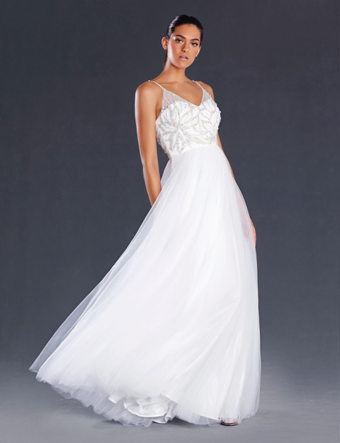 JX082 White_Ball Gown