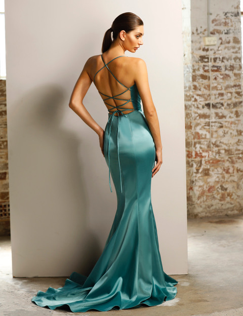 Ball Gown JX1101 Jade -back