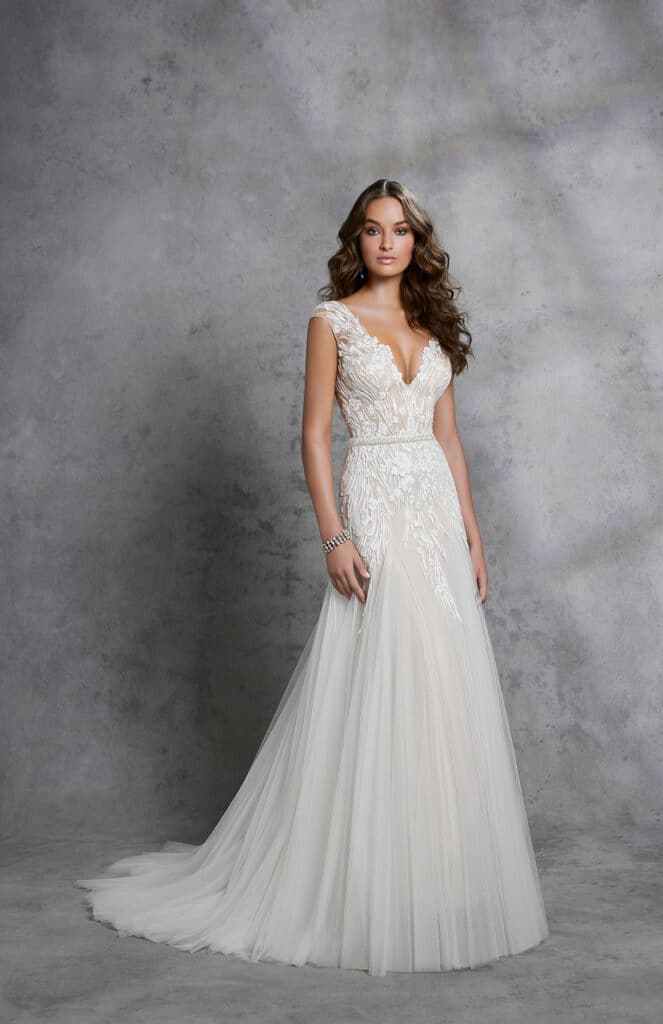 18315 Ilham Wedding Dress _front
