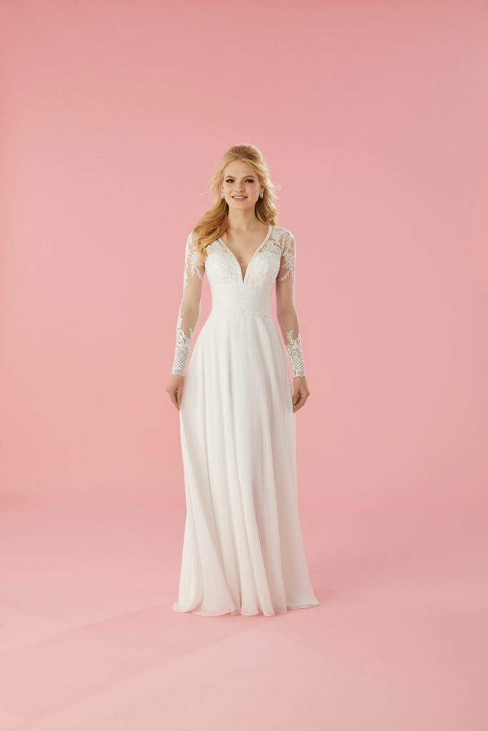 51779-Eden-Chiffon-Wedding-Dress-front