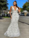 Floral Lace Ball Gown JX4019-Ivory-2