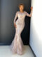 Lace ball gown JX4013-Blush
