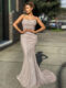 Shimmering Ball Gown JX4010-Musk-2