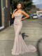 Shimmering Ball Gown JX4010-Musk-Side