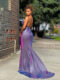 Shimmering Ball Gown JX4010-Plum-Back