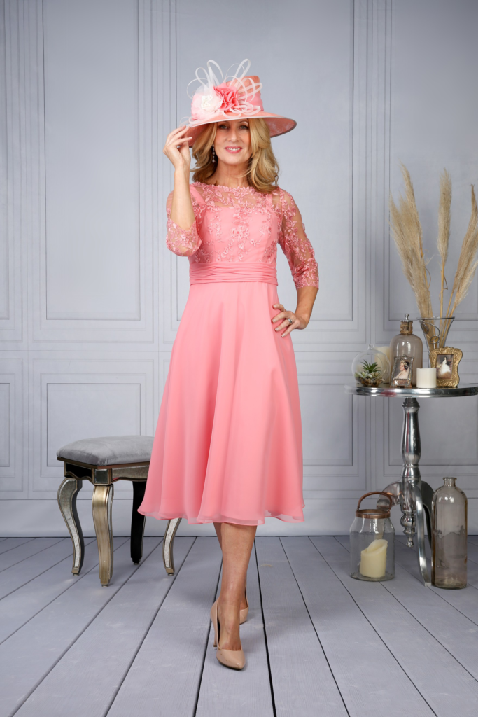 Mother of the bride dress RDAD1112-Salmon