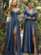 Bridesmaid dress C5847-C5747-Dusty-Blue