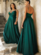 Bridesmaid dress C5847-Emerald