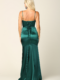 Bridesmaid dress T9043-Hunter-Green-Back