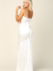 Bridesmaid dress T9043-Off-White-Back