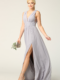 Bridesmaid dress T9233-Silver