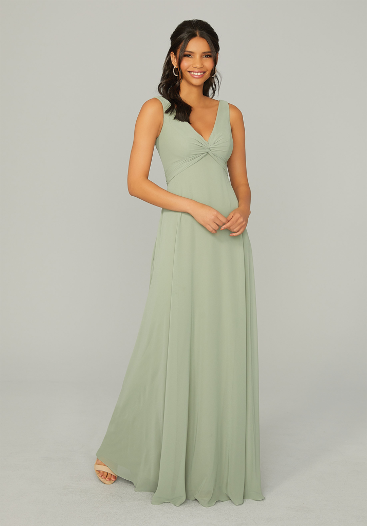 21767 Bridesmaid Dress Green