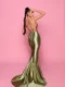 NP143 Soft Sage Ball Gown back