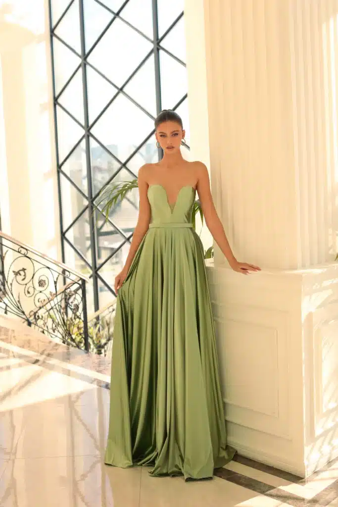 Ball Gown NC1075 SOFT SAGE front