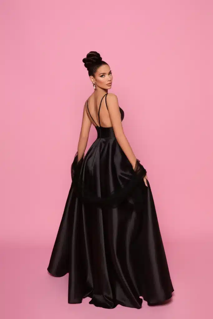 Ball gown NP157 Black back