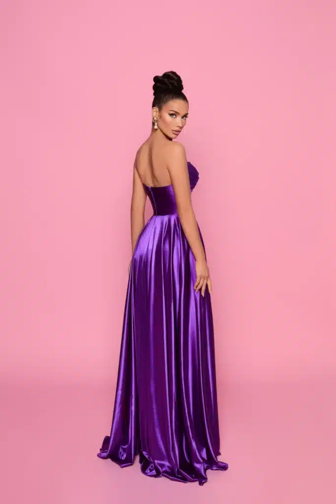 Ball gown NP158 Purple back
