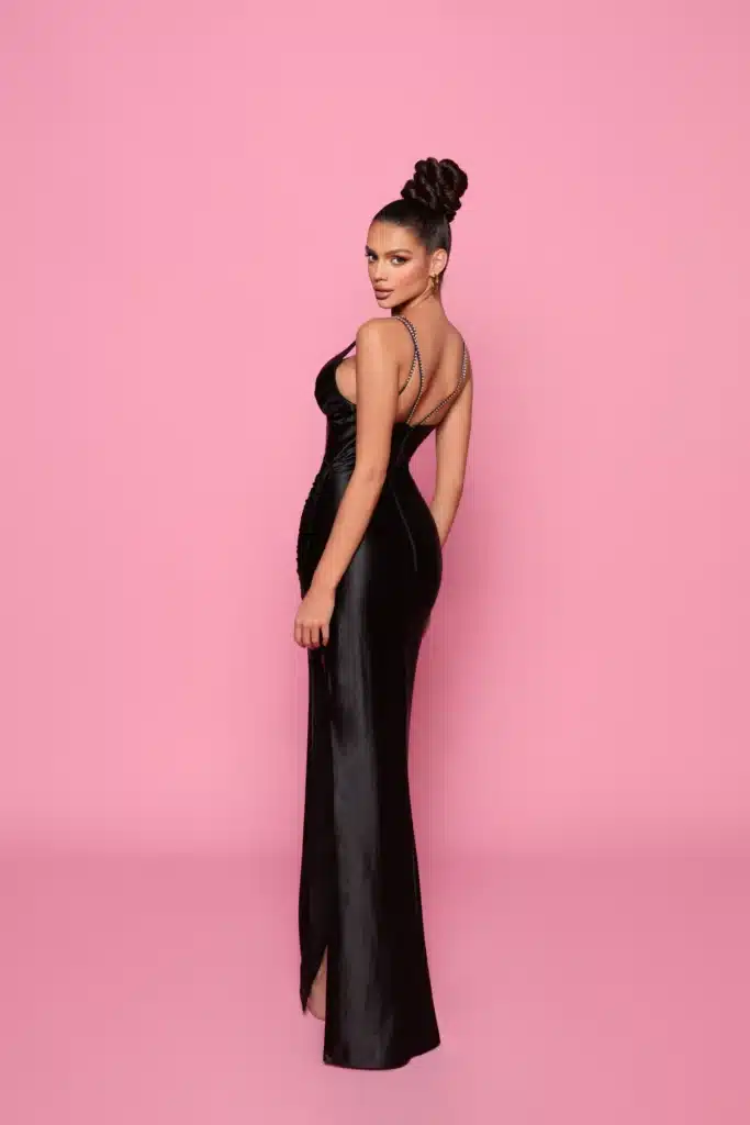 Ball gown NP159 Black back