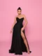 Ball gown NP176 Black front