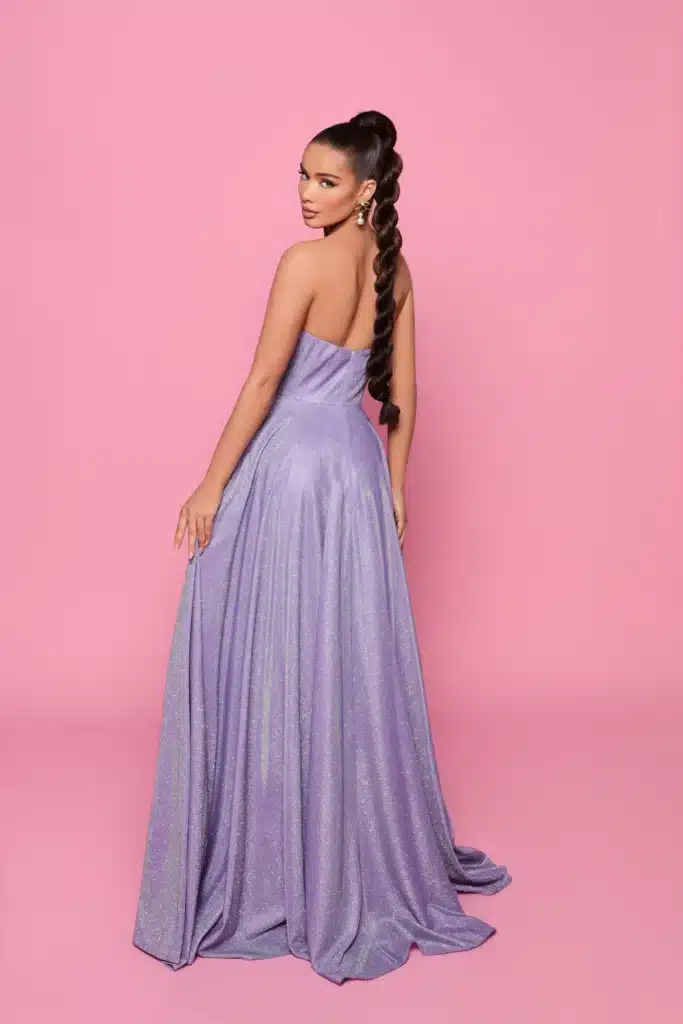 Ball gown NP176 Violet back