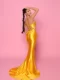 Ball gown NP180 Yellow back