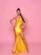 Ball gown NP180 Yellow front
