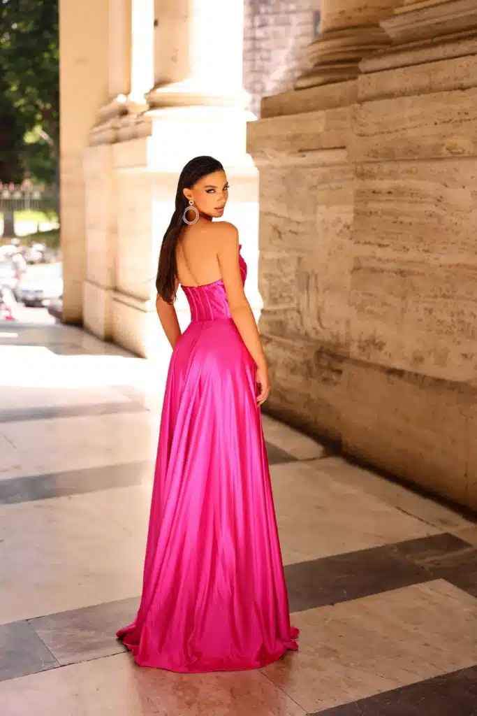 Ball Gown NC1033 HOTPINK Back