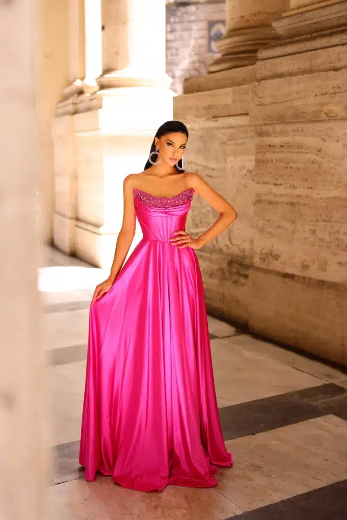 Ball Gown NC1033 HOTPINK Front