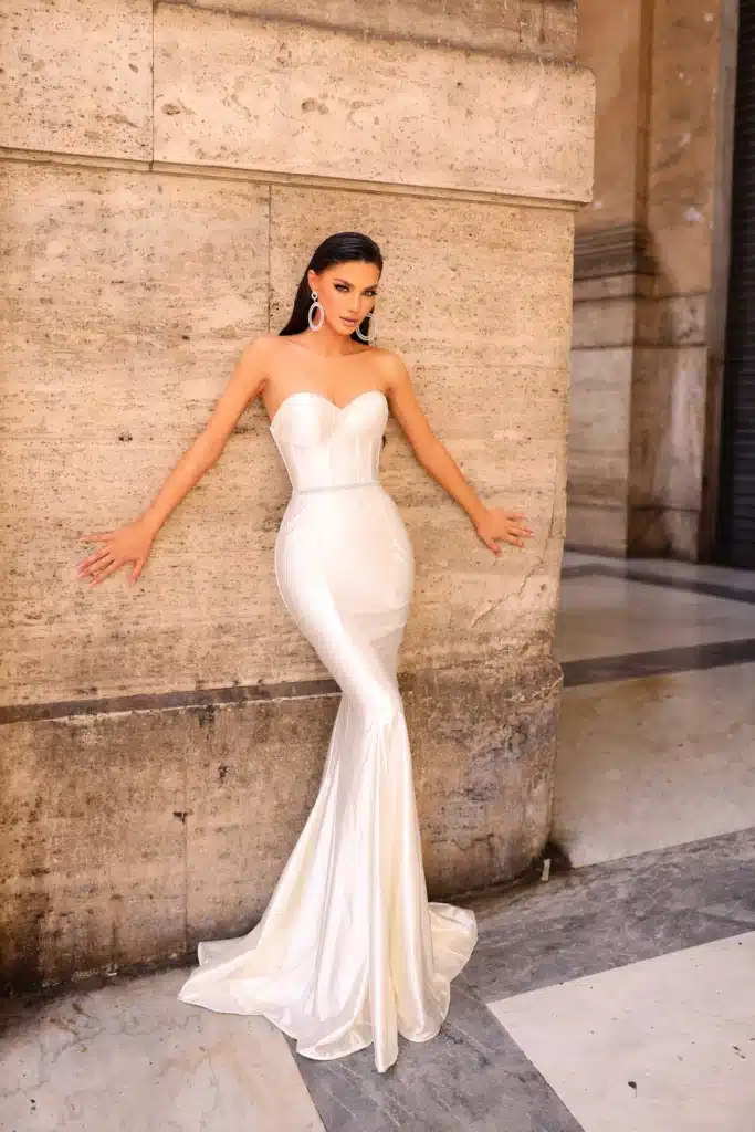 Ball Gown NC1054 IVORY Front