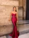 Ball Gown NC1054 WINE Front