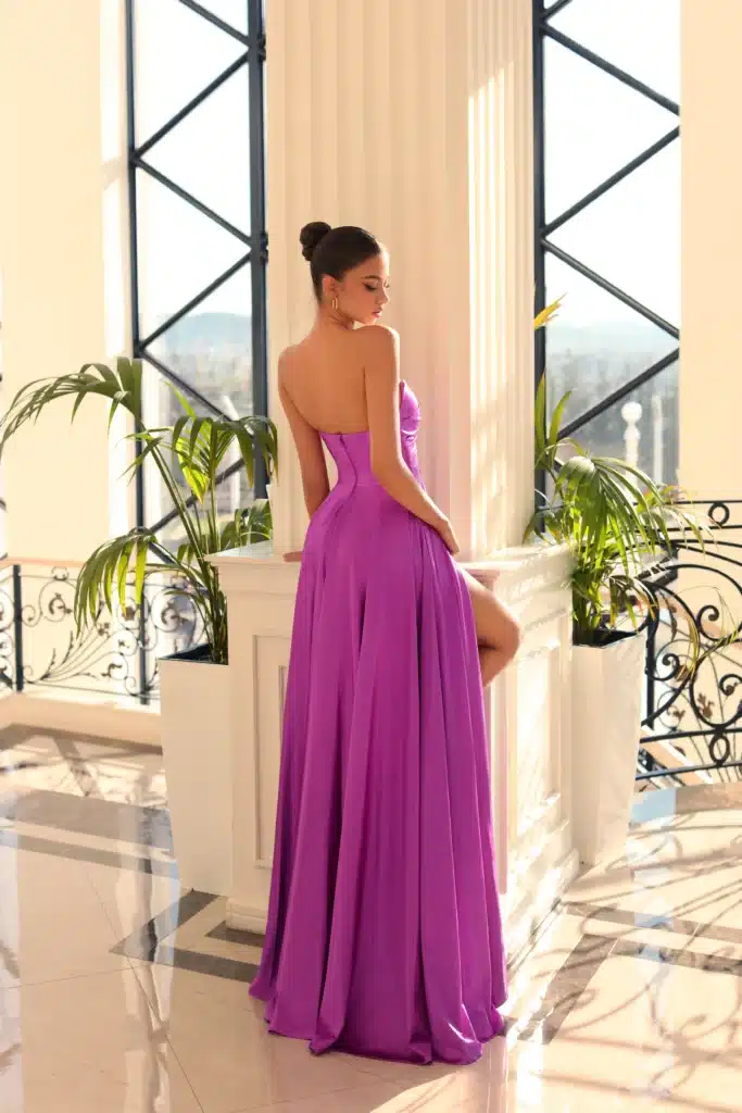 Ball Gown NC1061 MAGENTA Back