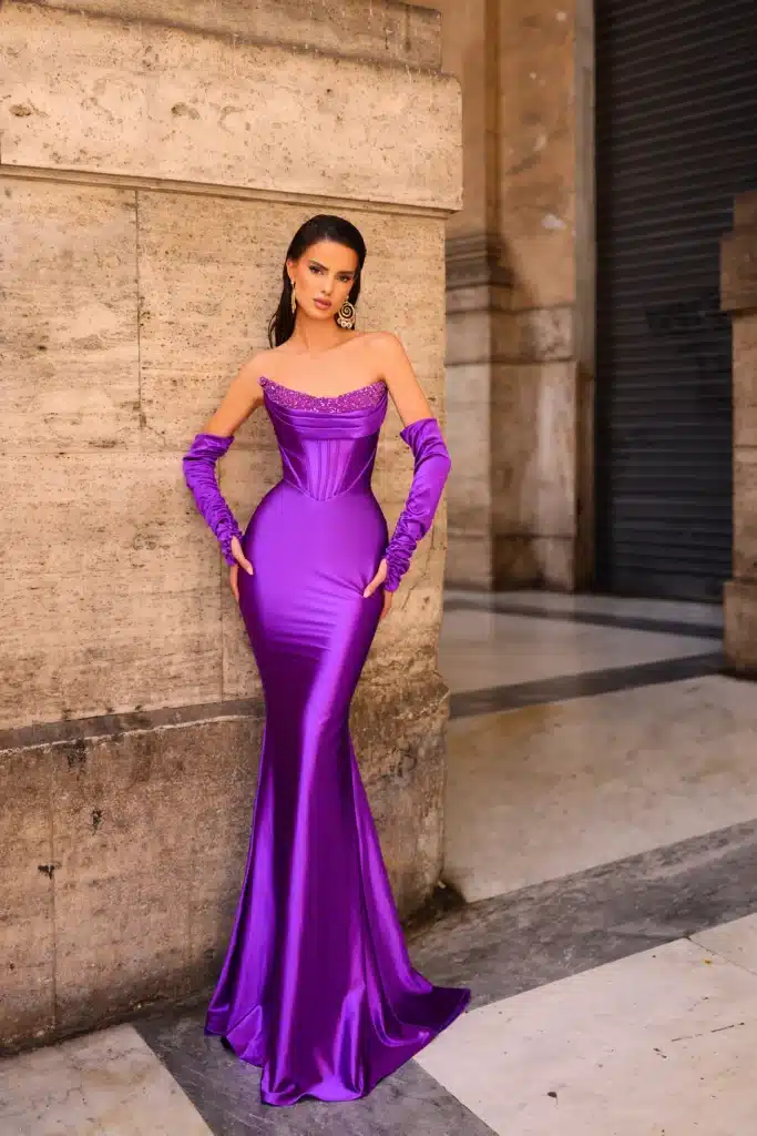 Ballgown NC1093 PURPLE Front