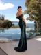 Ball Gown_NC2077 DEEP TEAL Back