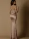 Bridesmaid dress NBM1022 DUSTY PINK 5