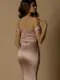 Bridesmaid dress NBM1022 DUSTY PINK 6