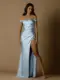 Bridesmaid dress NBM1029 BLUE 2