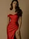 Bridesmaid dress NBM1029 RED 2