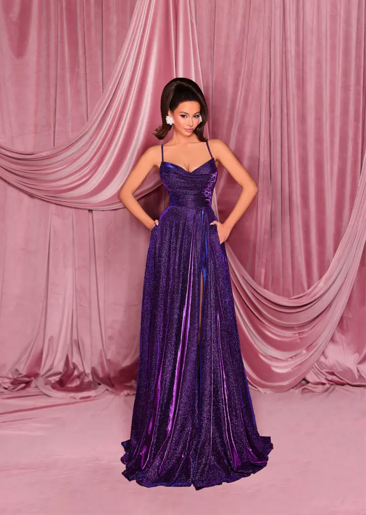Nicoletta Ball Gown NC2029 PLUM