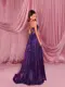 Nicoletta Ball Gown NC2029 PLUM back