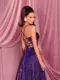 Nicoletta Ball Gown NC2029 PLUM_back detail