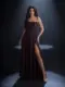 Nicoletta Ball Gown NC4051 BURNT UMBER