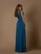 Nicoletta Bridesmaid dress NBM1002 TEAL_back