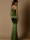 Nicoletta Bridesmaid dress NBM1013 OLIVE_back