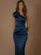 Nicoletta Bridesmaid dress NBM1015 TEAL 3